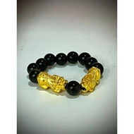 FANCY DESIGN PIXIUE RING (999 GOLD)