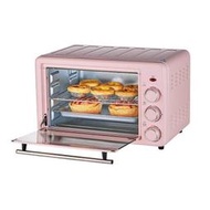【現貨】家用110V電烤箱 全自動  多功能  雙層  22L  臺式麵包  早餐四合一  烤箱