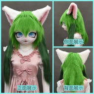 Fursuit Kigurumi Headsets Furry Cosplay Costuming Rubbit Doll ชุดสำหรับแมวหัวสัตว์สวมใส่ได้ชุดสัตว์