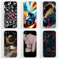 For Huawei P20 Pro Casing Fashion Earphone Printed TPU Soft Silicone Back Cover for Huawei P20Pro P 20 Case