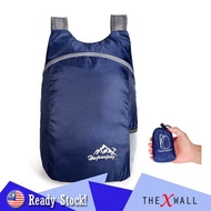 [Ready] Lightweight Packable Travel Bag Backpack 15L Water Resistant Hiking Daypack Foldable Beg Gal
