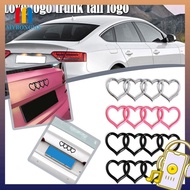 MYRONGMY Love Heart Logo Rear, Heart-shaped ABS Plastics Trunk Tail Label Badge,  Emblem Decal Car S