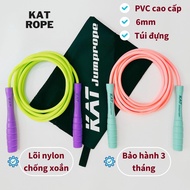 6mm PVC sports skipping rope, high quality nylon core speed skipping rope speed rope
