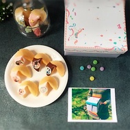 中秋禮盒畢業禮物情人節禮物 客製化可食用照片巧克力幸運籤餅