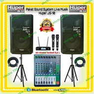 Paket sound System Live Music Huper JS10_Indoor Outdoor Huper JS10 ORI