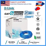 D-LINK 23AWG High Speed Internet Cat6 Network UTP LAN Cable 305M|1000FT Router / Server / CCTV