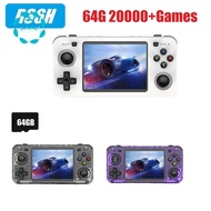 R36H Handheld Retro Game Console 64G 20000+Games Linux 3.5 Inch Portable Pocket Video Player for Kid