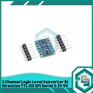 2channel LOGIC LEVEL CONVERTER BI DIRECTION TTL I2C SPI SERIAL 3.3V