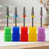 5pcs Tungsten Carbide Nail Efile Bits for Gel Removal  5pcs Bit Karbida Tungsten untuk Buang Gel Kuk