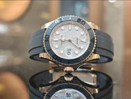 🔥Rolex Yacht-Master 126655 Pave 滿天星 鑽石面 永恆玫瑰金 2024年✨誠ROLEX各名錶(達市價95折)