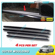 Honda City TMO 2009 - 2014 Door Glass Outer Moulding Getah Luar Cermin