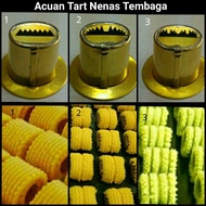 Acuan Tart Nenas Tembaga / Pineapple tart mould- Double Lashes/ Lidah / Sikat