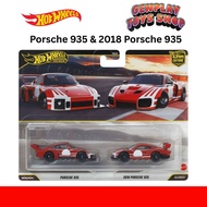Hot Wheels Premium Car Culture Diecast Collection Porsche 935 & 2018 Porsche 935