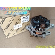 ALTERNATOR TOYOTA WISH 2.0 ZGE20 100AMP/130AMP INF C/PULLEY NEW 27060-37071