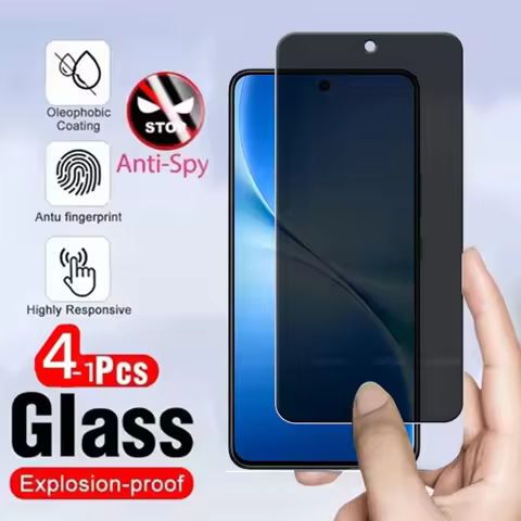 4/3/2/1Pcs For Vivo V60 Lite 5G Glass Vivo V60 Lite Tempered Glass 9H Protective Privacy Anti-Spy Sc