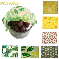 ANTIONE Beeswax Food Wrap, Natural Bees Wax Beewax Wrap, Reusable Food Storage Cover for Sandwich Cheese