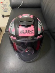 SBK粉色安全帽