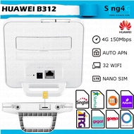 Huawei B312 4G SIM Router Hotspot Modem for TPG SINGTEL STARHUB M1 CIRCLE AUTO NO SETTING NEED