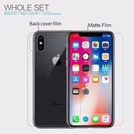 For Apple iPhone X 5.8 inch Matte Protective Film NILLKIN Screen Protector For iPhone 10 X(Not Tempe