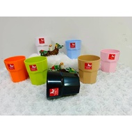 Octagonal Water Glass ABS Plastic (Pack Of 6/Color) Golden Brand HORSE