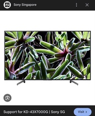 Sony 43" 4K Ultra HD Smart TV KD-43X7000G