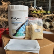 Seachem PURIGEN 100mL | 200mL Chiết Lẻ [Tặng Kèm Túi Đựng] - Vật Liệu Lọc Cao Cấp Hút Màu Lũa Trong 