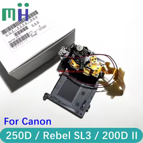 Original NEW For Canon EOS 250D / Rebel SL3 / 200D II 200DII Shutter Unit CG2-5558 with Blade Curtai