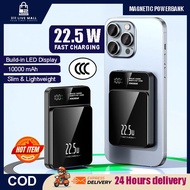 10000mAh Magnetic Wireless Power Bank 22.5W Qi Wireless Charger For IPhone Samsung Huawei Xiaomi ccc