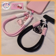 AY Hello Kitty Phone Lanyard-Dual Hook Cute Lanyard Gift-Pink Rotating Phone Charm Birthday Present 