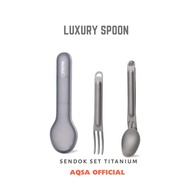 Mextool titanium cutlery set