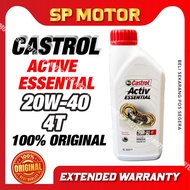4T Go Castrol Oil 20w40 API SG MA2 100% Original CASTROL GO/ CASTROL ACTIV 20W40 CASTROL 15W50 ENGIN