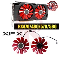 {ReadyStock} XFX RX470 RX480 RX570 RX580 FAN Replacement GPU GAMING