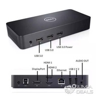 Dell D3100 USB 3.0 DOCK Ultra HD/4K Triple Display Docking Station - Black[Brand New - 1 Year warran