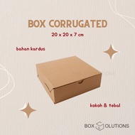 dus / dos / box hampers corrugated e-flute 20 x 20 x 7 cm