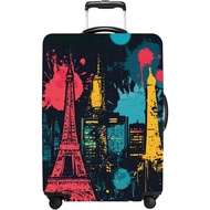 Luggage Cover Washable Suitcase Protector Anti-scratch Suitcase cover Fits 20-34 Inch Luggage (Tower