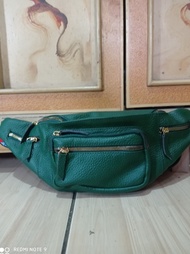 Promo Tas pinggang papirut kulit selempang fashion wanita Garut mdl 33 size S (cod) bisa request war