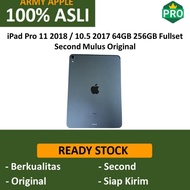 iPad Pro 11 2018 / 10.5 2017 64GB 256GB Fullset Second Mulus Original