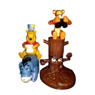McDonald’s Disney 麥當勞1998 迪士尼 小熊維尼尋找羅賓 4件全套合售   （絕版懷舊玩具）
