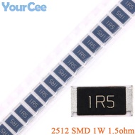 100pcs/20pcs 2512 SMD Resistor 1.5ohm 1W 1.5 ohm 1.5R 1R5 5% Chip Resistance Kit Set