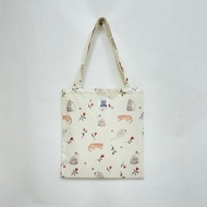 love cat cotton tote bag