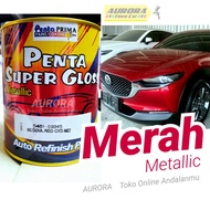 Cat Merah Metalik Penta Super Gloss Soul Red CX5 Mazda Maroon Maron Marun Metallic 200ml