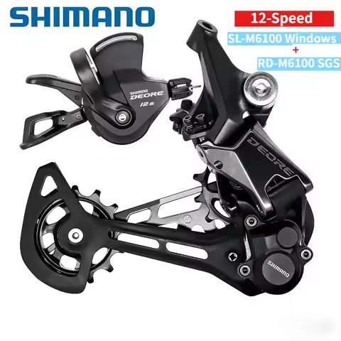 SHIMANO DEORE M6100 12 speed Groupset Shifter SL-M6100-R SL-M6100-IR Rear Derailleur RD-M6100-SGS Or
