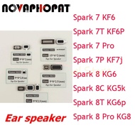 1PCS For Tecno Camon 18 CH6 CH6i Premier CH9 CH9N Spark 7 8 Pro 7T 7P 8C 8T KF6 KF6P KF7 KG5 KG5k KG