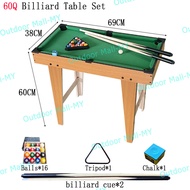 pool table 47x25.6 inches kids mini pool table adjustable metal legs billiard pool table set with bi