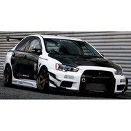 Mitsubishi Lancer gt ex inspira evo x v1 pp material front bumper depan belakang v1 evo x tebal quality brand new set