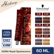 Schwarzkopf ชวาร์สคอฟ IGORA Royal Opulescence 60ml. อีโกร่า รอแยล โอพูเลสเซ็นท์ ครีมย้อมสีผม (ไม่รวม