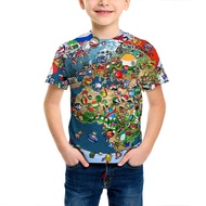 Country Ball Polandball Pattern 3D Fashion Printing Childrens Casual O-Collar Short Sleeve High Qual