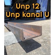 Unp 12 kanal U 120cm. besi baja multifungsi. ukuran tersedia mulai 110cm sampai 200cm