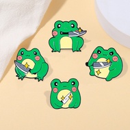 STICKU - Pin Bros KODOK Frog Bros Baju Tas Topi Lucu PIN-022