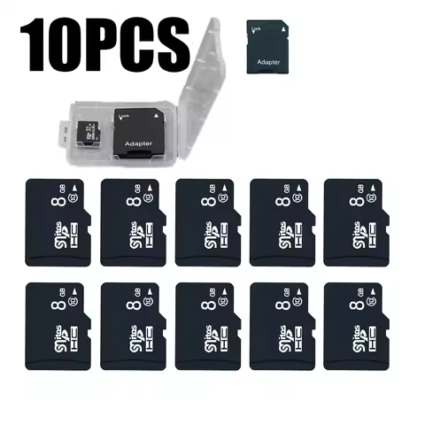 10PCS TF Card Class10 128GB 256GB cartao de memoria 32GB 64GB 16G SD Card 8G 4GB 2GB Flash Memory Ca